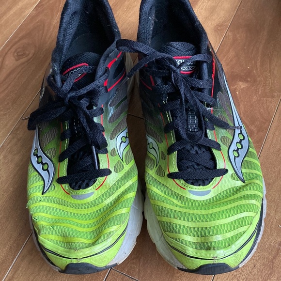 Saucony Other - SAUCONY💫 Mens Black/Neon Yellow Running Sneakers